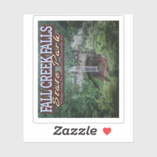 PEGATINA PARQUE ESTATAL DE CAÍDAS DE CRÉDITO DE OTOÑO - TEN