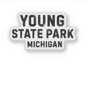 Pegatina Parque estatal juvenil Michigan