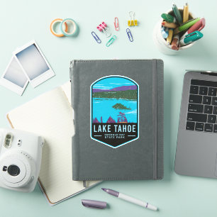 Pegatina Parque Estatal Lake Tahoe Emerald Bay