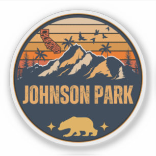 Pegatina Parque Johnson, California