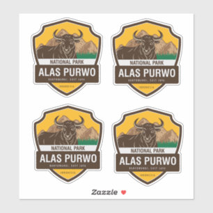 Pegatina Parque nacional Alas Purwo Indonesia