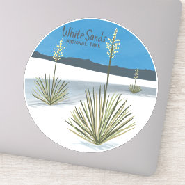 Pegatina Parque nacional Arenas Blancas Nuevo yeso mexicano