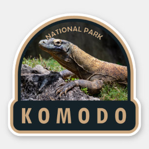 Pegatina Parque nacional de Komodo