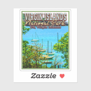PEGATINA PARQUE NACIONAL DE LAS ISLAS VIRGEN - ISLAS VIRGEN