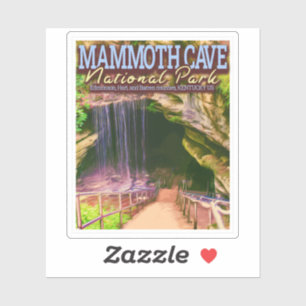 PEGATINA PARQUE NACIONAL DE MAMMOTH CAVE - KENTUCKY NOSOTRO