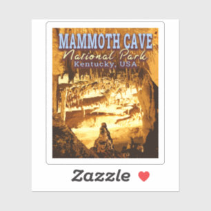PEGATINA PARQUE NACIONAL DE MAMMOTH CAVE - KENTUCKY USA