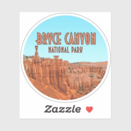 Pegatina Parque nacional del Cañón de Bryce