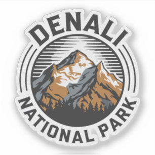 Pegatina Parque nacional Denali