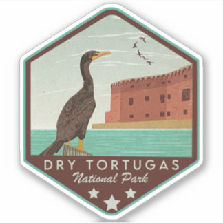 Pegatina Parque nacional Dry Tortugas