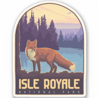 Pegatina Parque nacional Isle Royale