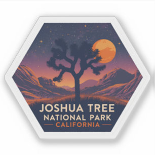 Pegatina Parque nacional Joshua Tree