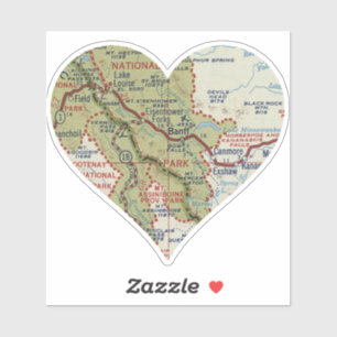 Pegatina Parque nacional Love Banff