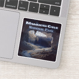 Pegatina Parque nacional Mammoth Cave Kentucky