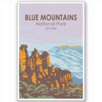 Parque nacional Montañas Azules Australia Vintage
