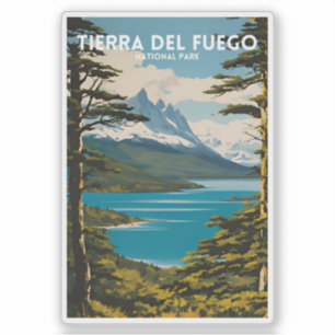 Pegatina Parque nacional Tierra del Fuego