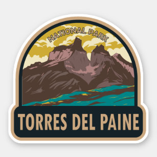 Pegatina Parque nacional Torres del Paine