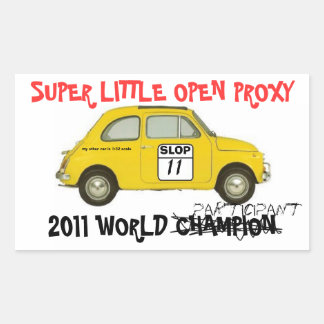 Pegatina participante de SLOP