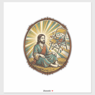 Pegatina Partido de Silla Plegable Rota de Jesús Falta Torp