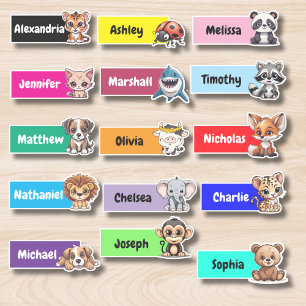 Pegatina Partido personalizado a favor de animal
