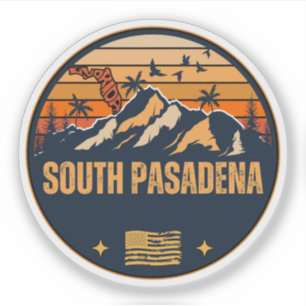 Pegatina Pasadena del Sur, Florida