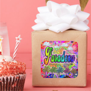 Pegatina Pasadena Vista Express