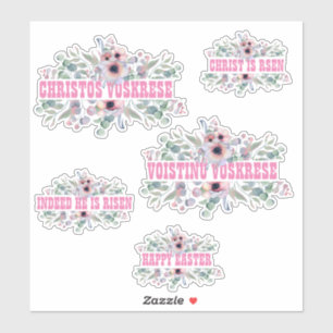 PEGATINA PASCHA DEL ESTE BYZANTINE ORTODOXO RELIGIOSO