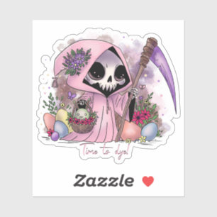 Pegatina Pascua Grim Reaper