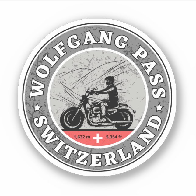 Pegatina Paseo de Wolfgang (Anverso)