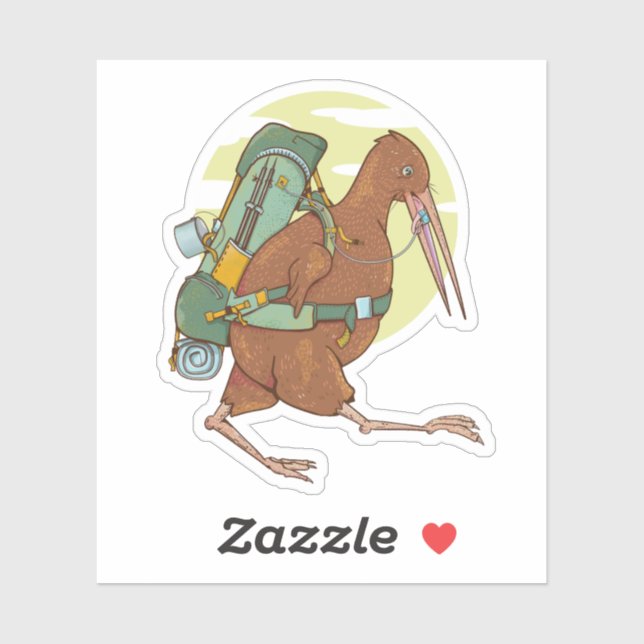 Pegatina Paseos por Kiwi (Hoja)