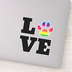 Pegatina Pasta arcoiris