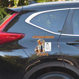 Pegatina Pasta y visión Escuadrón de Oftalmología Animal