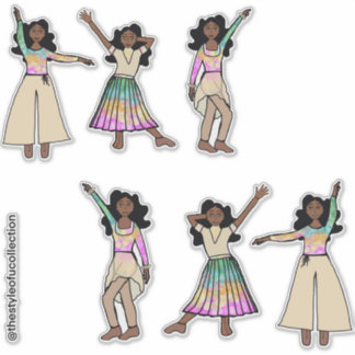 Pegatina Pastel Dancer #1