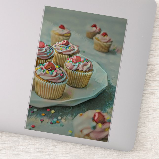 Pegatina Pastel de helado (Detalle)