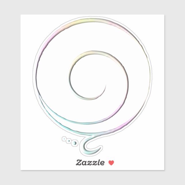 Pegatina Pastel Gratitude  (Hoja)