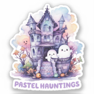 Pegatina Pastel Hauntings