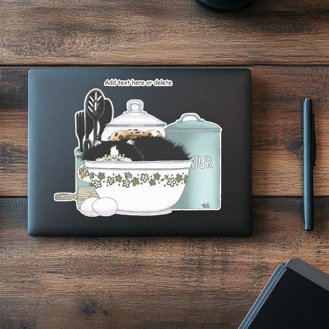 Pegatina Pastry Cat Blue (Subido por el creador)