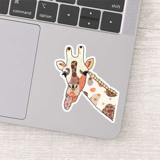 Pegatina Patchworkgiraffe (Detalle)