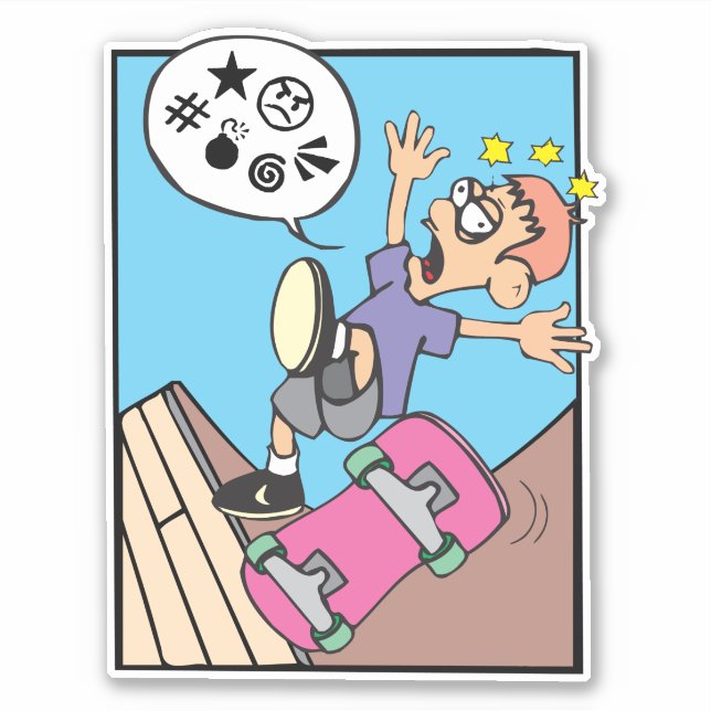 Pegatina Patinaje (Anverso)