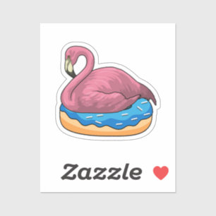 Pegatina Pato con Donut