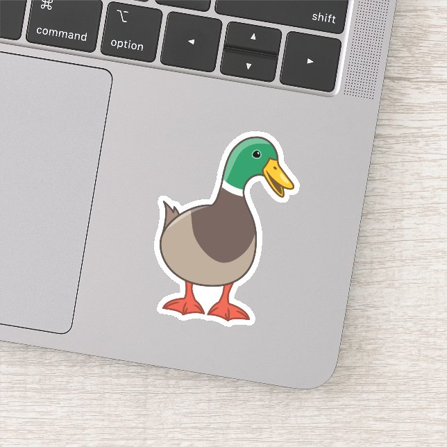 Pegatina Pato de dibujos animados lindo (Detalle)