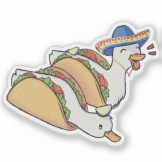 Pegatina Patos de taco