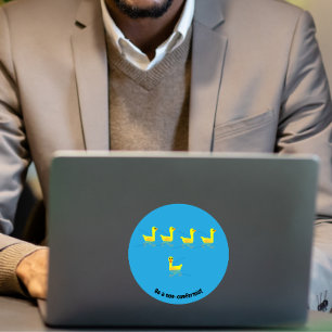 Pegatina Patos Motivacionales Adorables