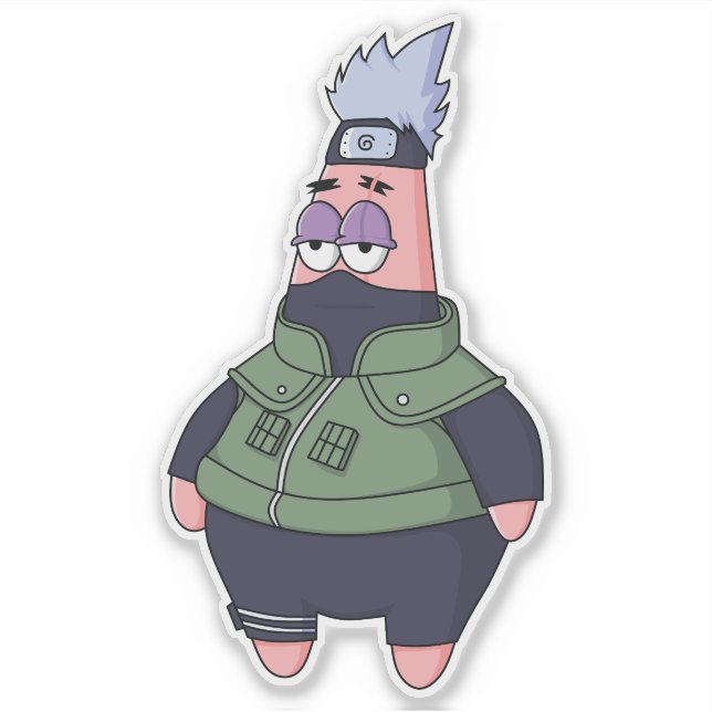 Pegatina Patrick x Kakashi (Anverso)
