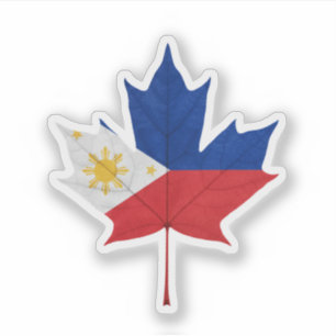 Pegatina Patrimonio Filipino Canadiense