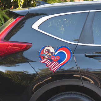 Pegatina patriotic eagle USA Custom-Cut Vinyl Sticker