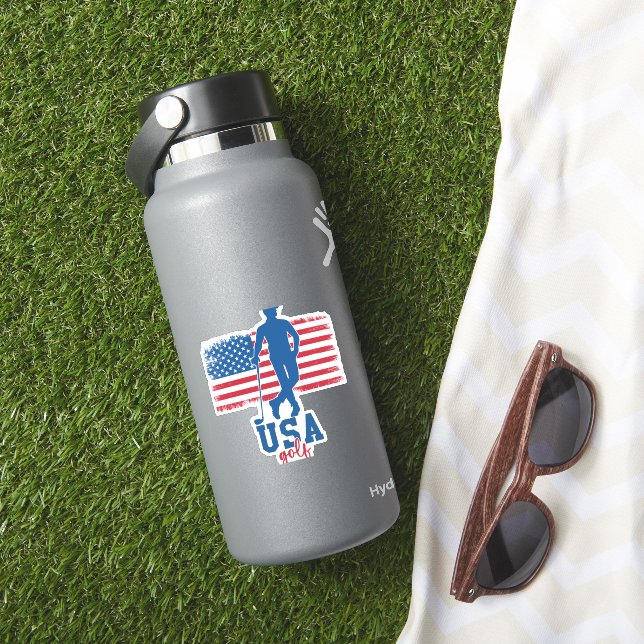 Pegatina Patriotic Golf USA (HydroFlask Insitu)