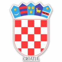 Patriótico Del Escudo Nacional De Armas De Croacia