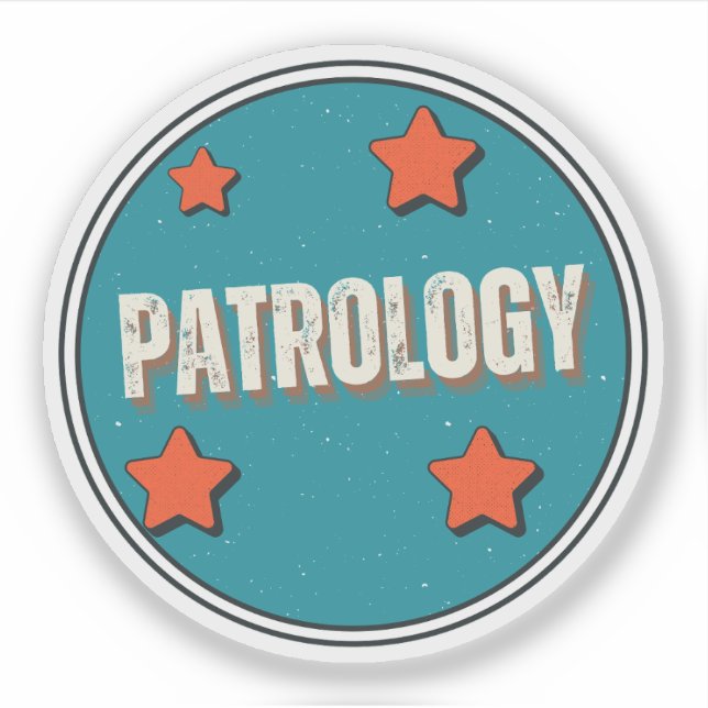 Pegatina Patrología (Anverso)