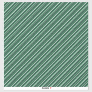 Pegatina Patrón blanco verde