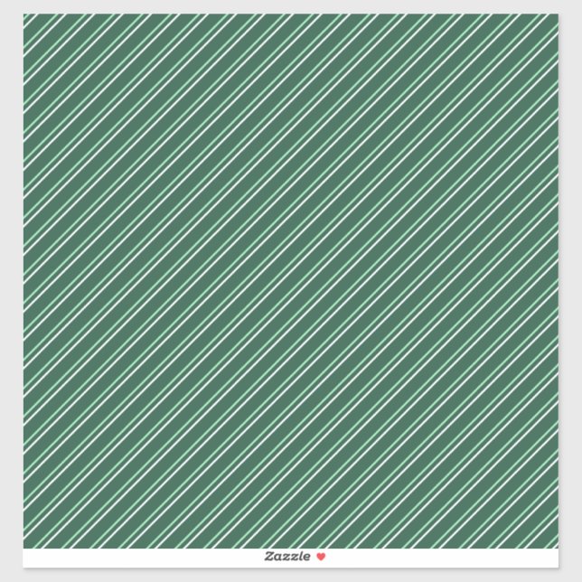 Pegatina Patrón blanco verde (Hoja)